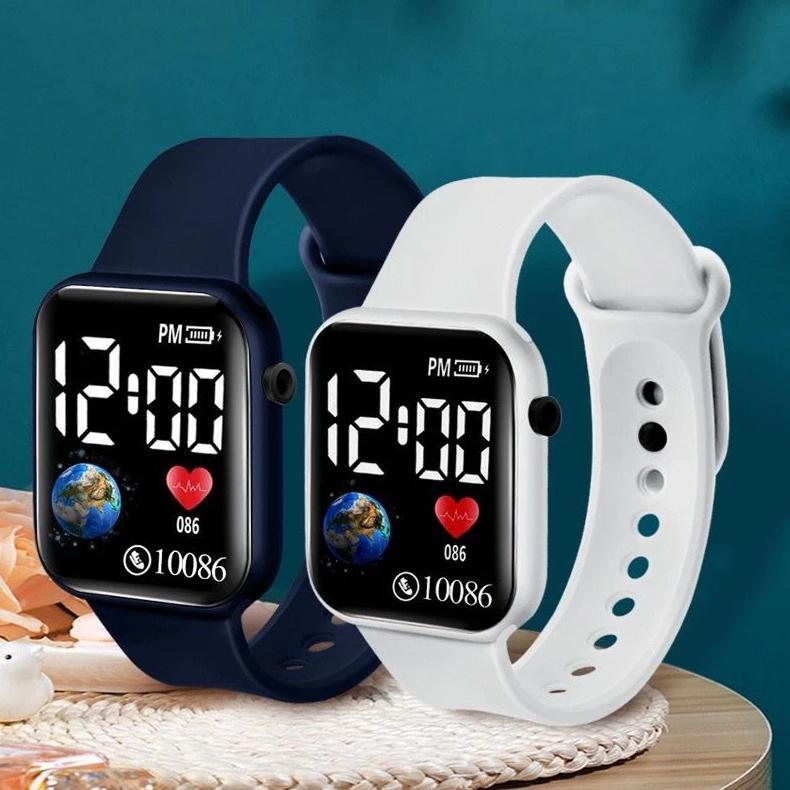 FAST DELIVERY littlefeliz JA07 Jam Tangan LED Digital Pria Wanita Rubber Electronic Fashion Couple A