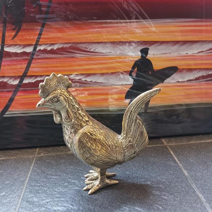 paling diminati] patung ayam chick chicken Big Logam 2