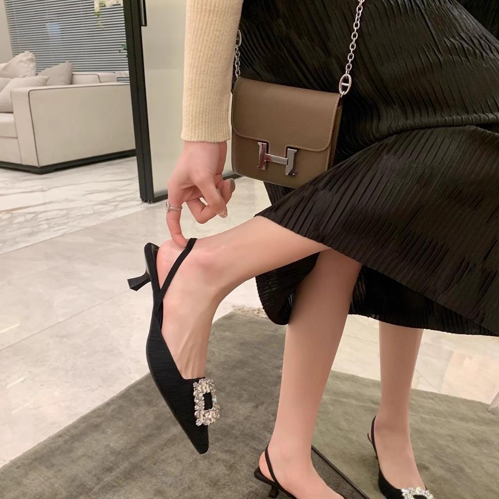 NEW PROMO Sepatu Pesta Wanita Heels 4cm Import-Diamond Heels-Sepatu Heels Wanita- Platform Heels