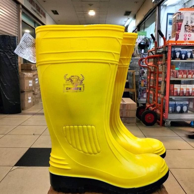NEW DEALS Sepatu Safety Boots Wayna Inyati 1278 / Safety Shoes Wayna Inyati 1278 Rubber Boots Origin