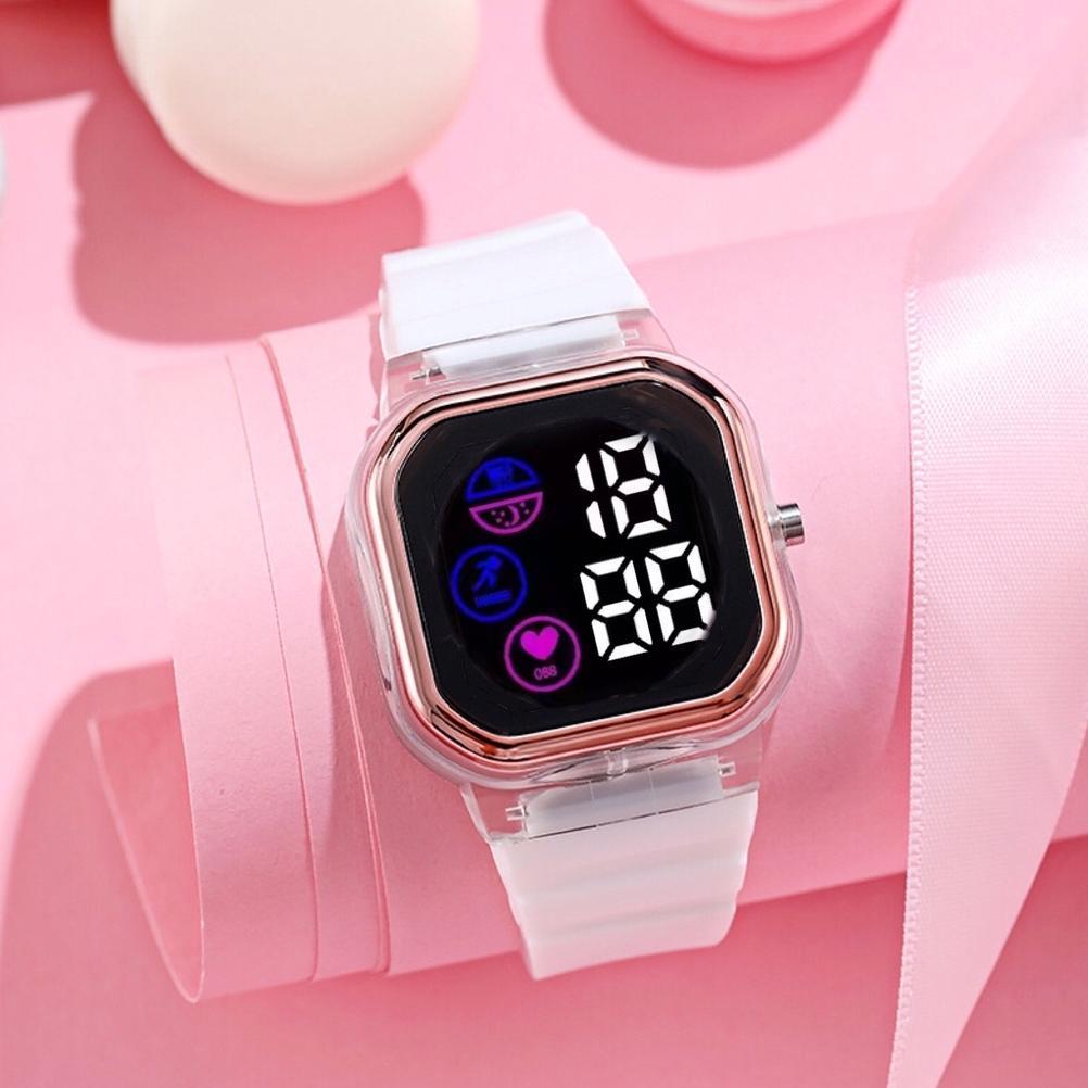 FLASH SALE COD JAM TANGAN WANITA DIGITAL SEGI TAMPILAN LAYAR BARU FASHION WATCH LED SPROT HARGA GROS
