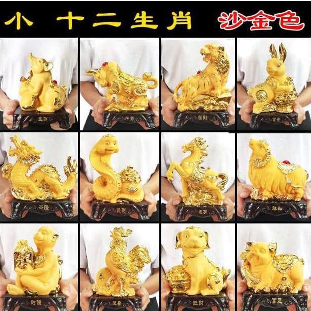 Pajangan Patung Shio 12 Shio Pajangan zodiak Pajangan 12 Zodiac Pajangan Imlek Fengshui Naga Kayu