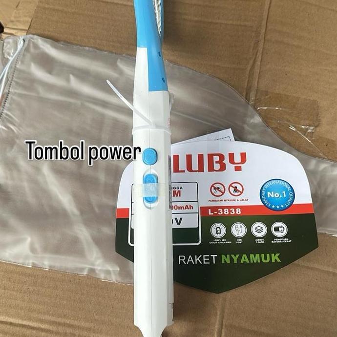 Raket Nyamuk Cas Luby 3838