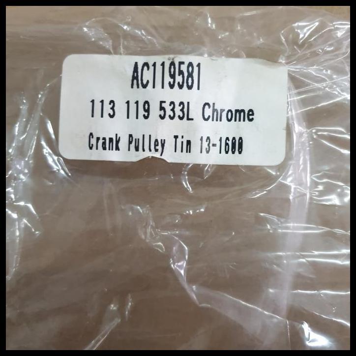 DISKON COVER ENGINE PULLEY VW BEETLE GHIA 113-119-533L IAP 