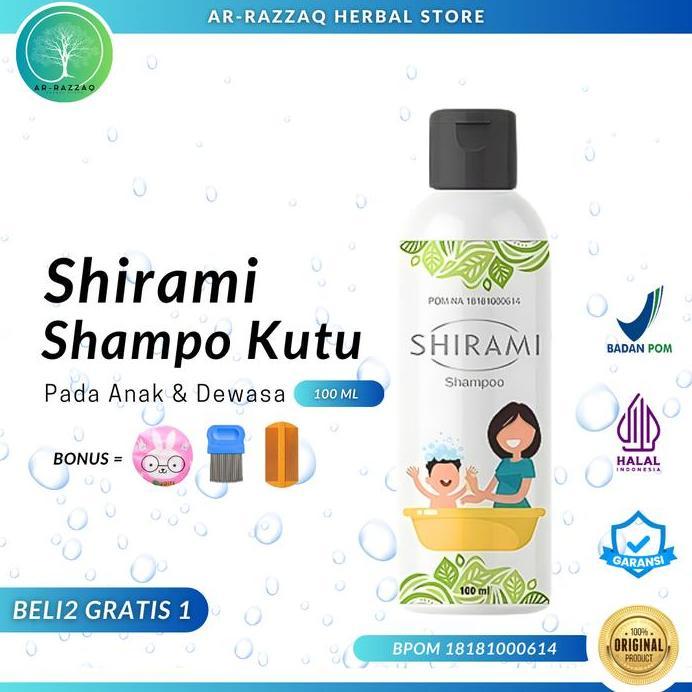 Shampo Kutu Rambut Anak & Dewasa - Shampo Shirami - Shampo Anti Kutu