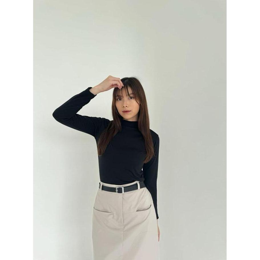 DS383 >> Rakku Baju Manset Standar Lengan Panjang Katun Rayon Import Muslimah 203 - Atasan Inner Tur