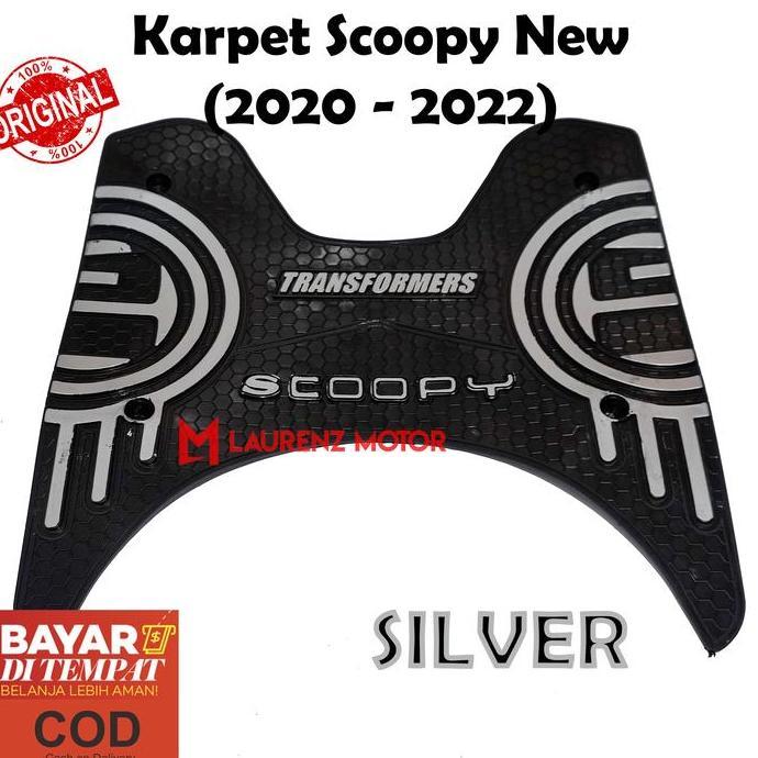 DF315 - Karpet Honda Scoopy New 2020 2021 2022 Keset Bordes Pijakan Kaki Variasi