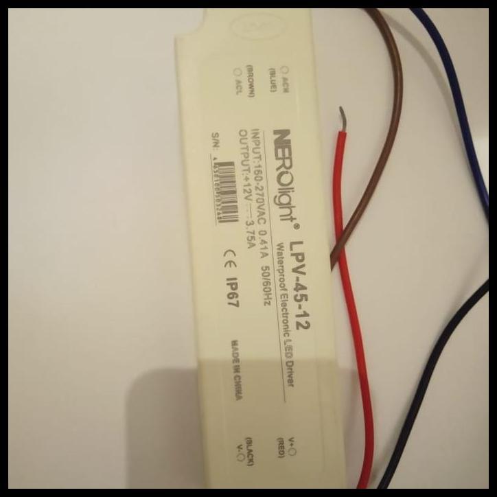 GRATIS ONGKIR BALLAST NERO LIGHT LED STRIP 45W 