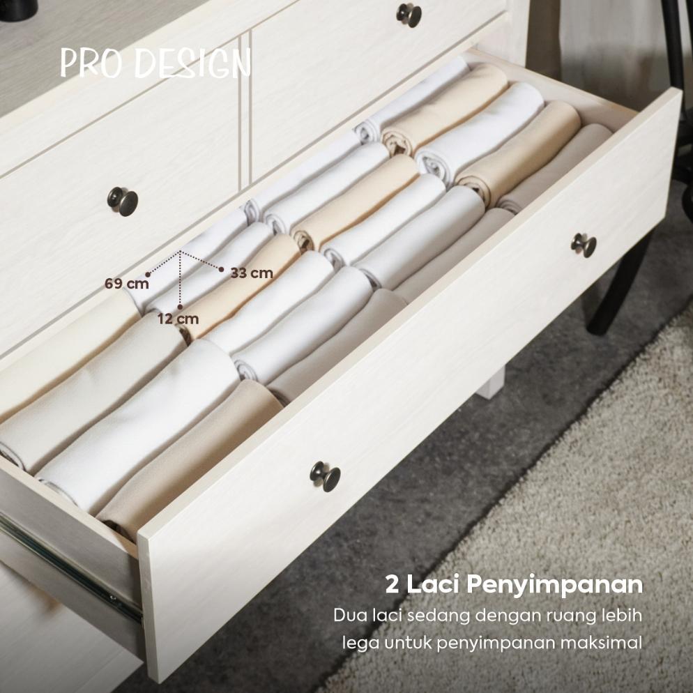 Termurah  Pro Design Liverpool Sb160 Lemari Laci / Bufet / Kabinet