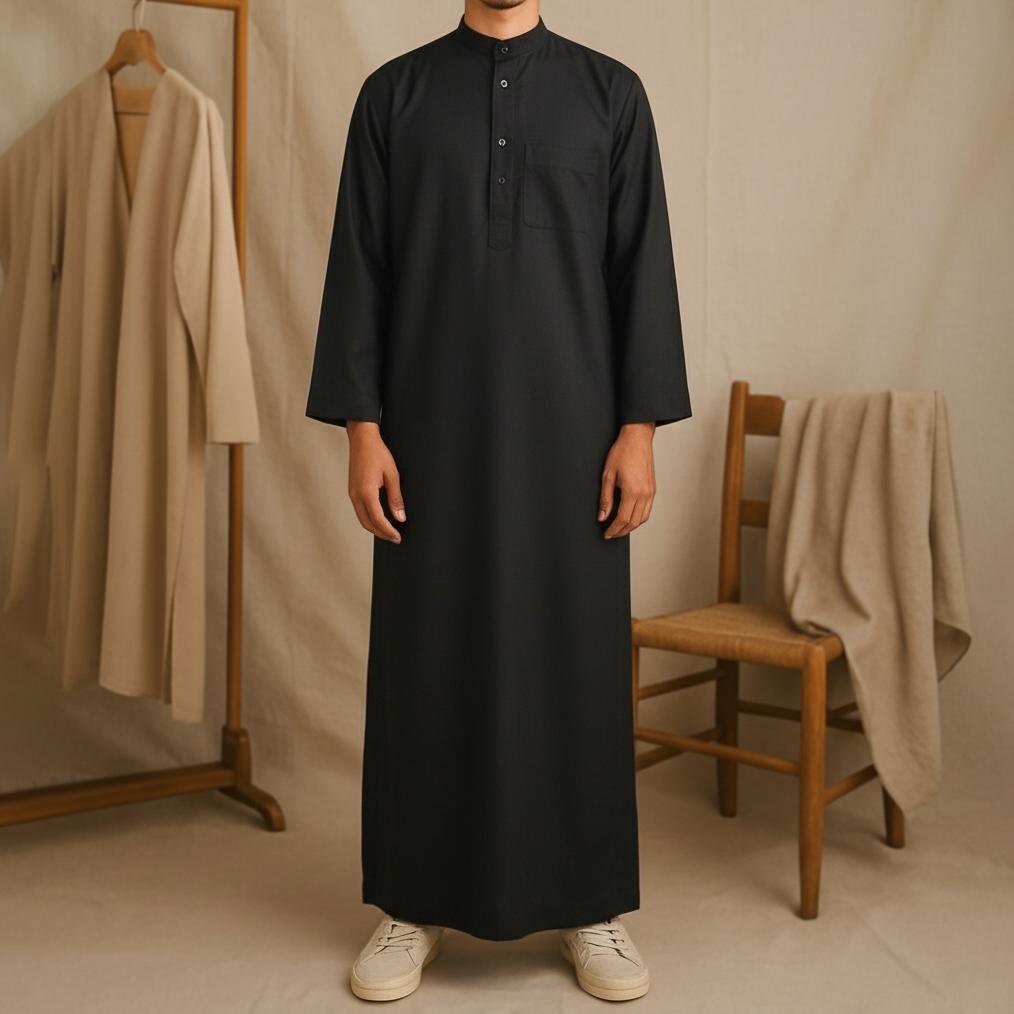 PREMIUM NASH DAILY WEAR | BAJU GAMIS JUBAH PRIA THOBE KHALID SERIES | GAMIS PRIA KHALID SERIES