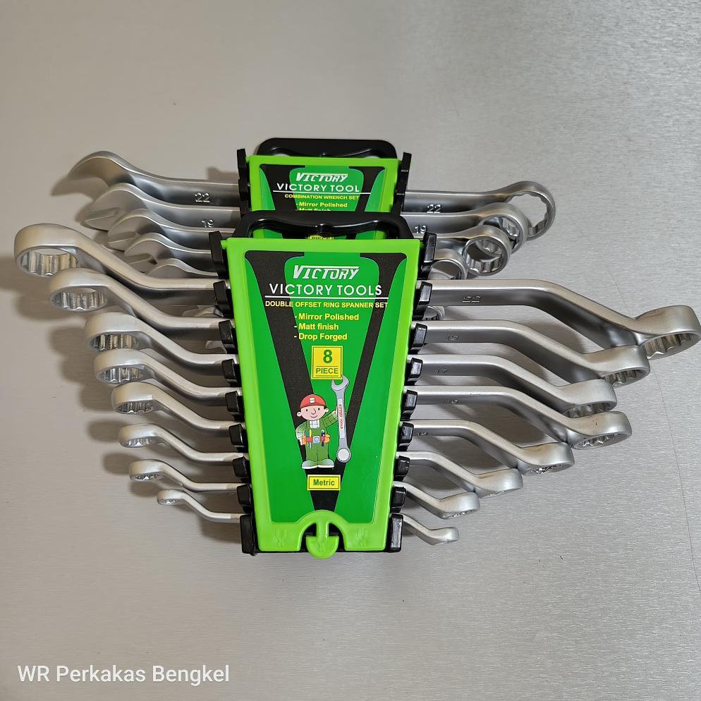 Premium Kunci Ring Pas Combination Wrench Kunci Ring Set Kombinasi Lengkap Pas Ring Set Lengkap Full