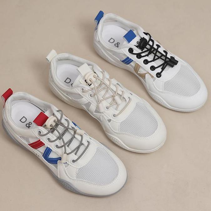 Terpopuler- Dunia Fashion - Df 694 Sepatu Wanita Sneakers Wanita Putih Premium Quality Casual Shoes