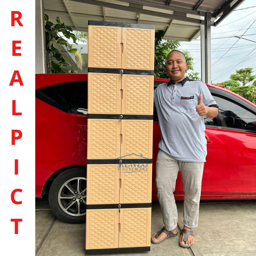 Murah  Lemari Baju 3 Susun Tabitha Plastik Susun 3 Lemari Baju Plastik Susun 3 Minimalis Kuat