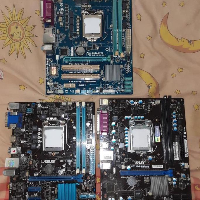 motherboard h61 berbagai merek normal