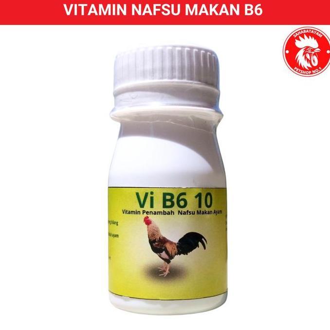 B6 Botol Obat Nafsu Makan Ayam Bangkok B6 Isi 50 Butir Nafsu Makan Ayam Botol Vitamin Nafsu Makan Ay