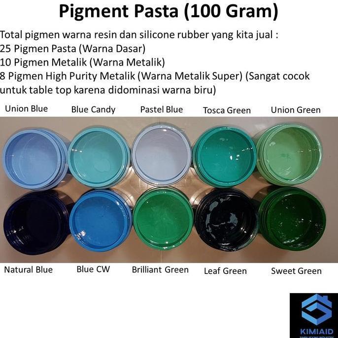 Homemid- Pigmen Resin 100 Gr Pewarna Resin Cat Epoxy Resin Bening Resin