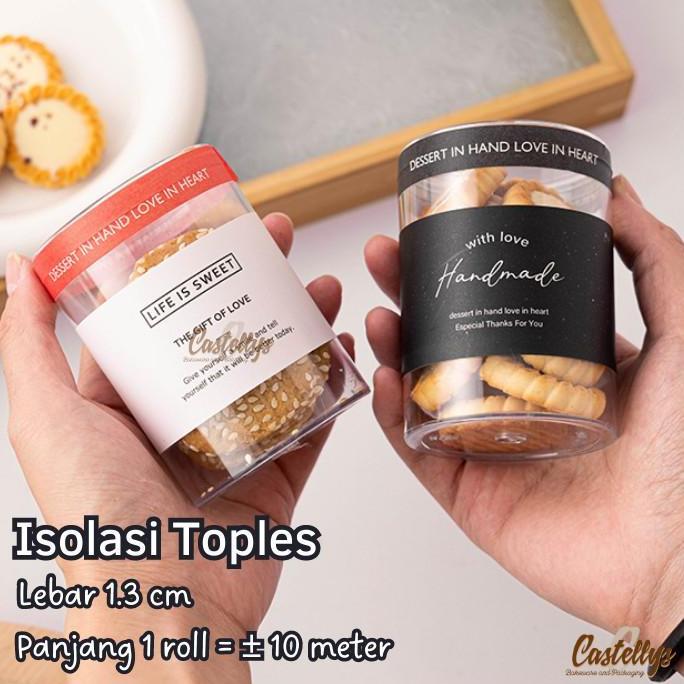 best seller] Isolasi Selotip Tape ISS Toples Kue Kering Nastar Hampers Cookies