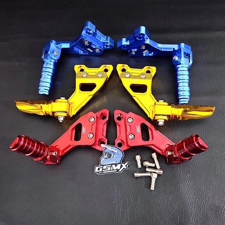 FOOTSTEP BELAKANG CNC KLX 150 DTRACKER 150 KLX BF PIJAKAN KAKI BELAKANG KLX