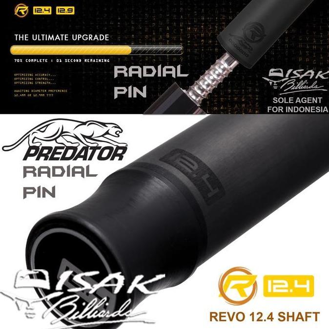 Predator Revo 12.4 mm Radial Shaft - Carbon Billiard Stick Biliar Stik
