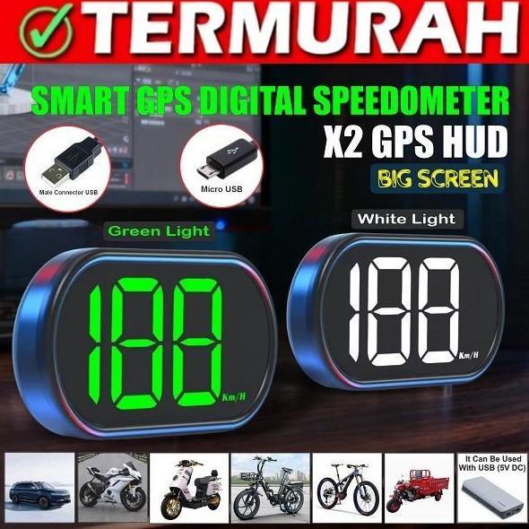 Promo Speedometer Mobil Digital Speedometer GPS Digital KM/H dengan Tampilan Huruf Besar LED untuk M