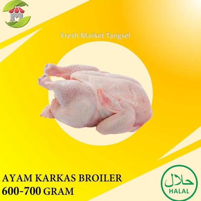 Bigwood- Ayam Karkas Boiler 600-700Gr Ayam Potong Karkas Broiler