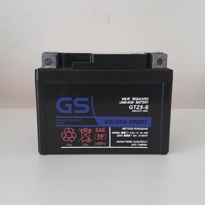 Aki / Accu Motor Beat, skywave, skydrive, spin, GS GTZ5S Aki Kering Terlaris