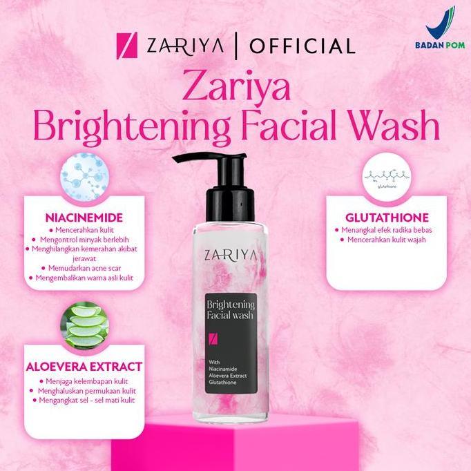 Jimanakaling3 - [Paket Exclusive] Zariya Perfect Glow Series | Brightening Facial Wash, Bright & Glo