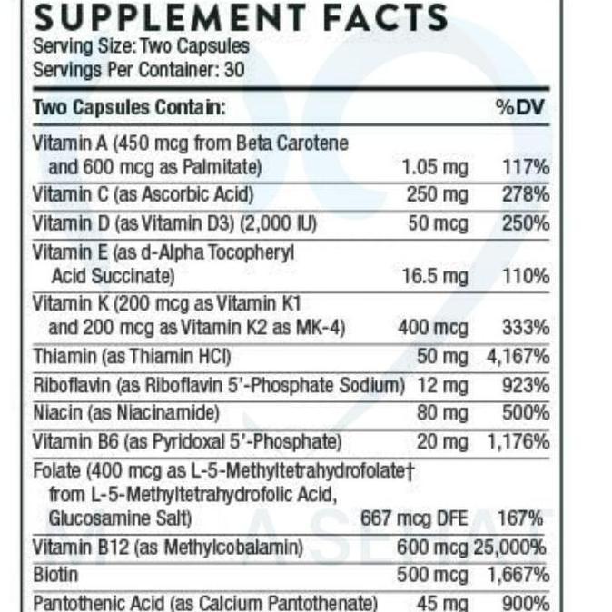 Fit- Multivitamin Basic Nutrients 2/Day - Multivitamin & Mineral Lengkap Untuk Kesehatan Tubuh
