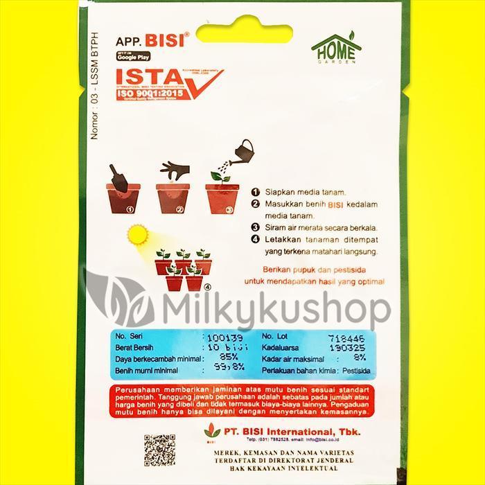 (Diskon) Benih Bisi Oyong Estilo 10 Biji Kemasan Pabrik Bestseller