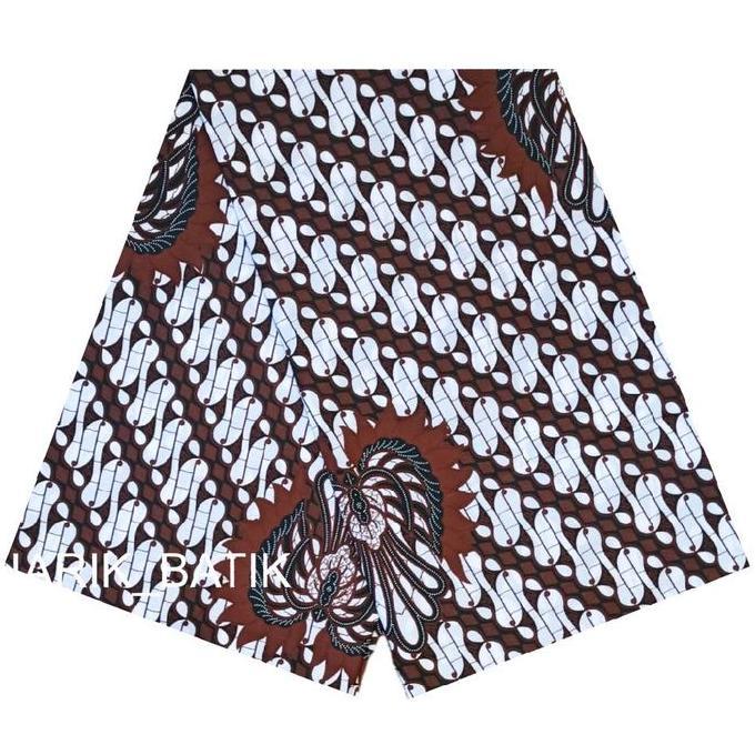 Kain Batik Jarik Panjang Motif Parang Garuda Putih