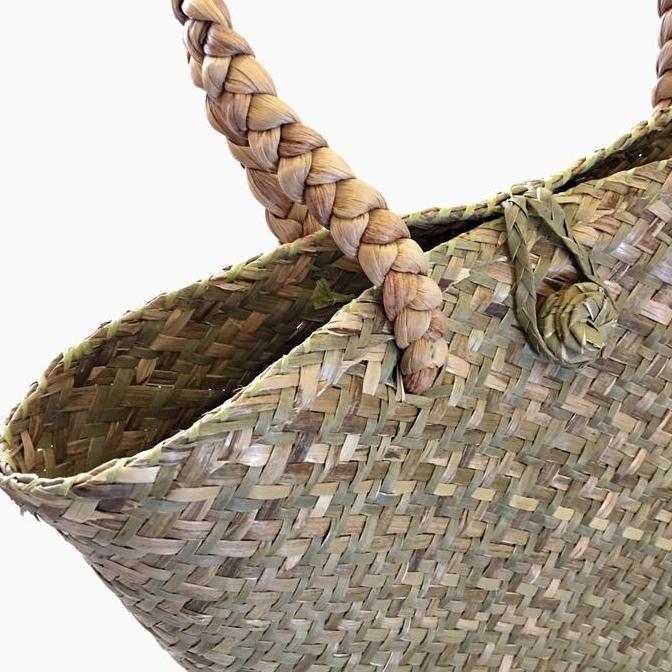 Tas Purun Oval Tali Eceng Gondok, Tas Enceng Gondok, Tas Anyam Rotan GS