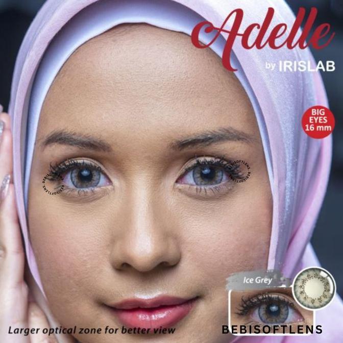 Eyasped- (Bisa Cod) Softlens Besar Adelle 16Mm Softlens Normal , Softlens Blue Minus , Softlens Hita
