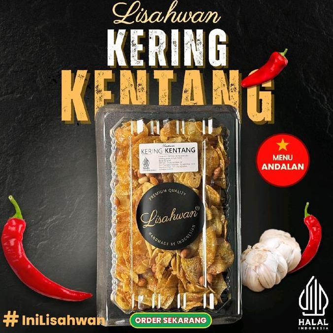 Genastala - KERING KENTANG LISAHWAN. Keripik lauk pauk