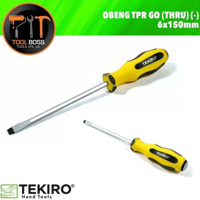 Obeng Tpr Go Thru Obeng Minus Tpr Tekiro Tools