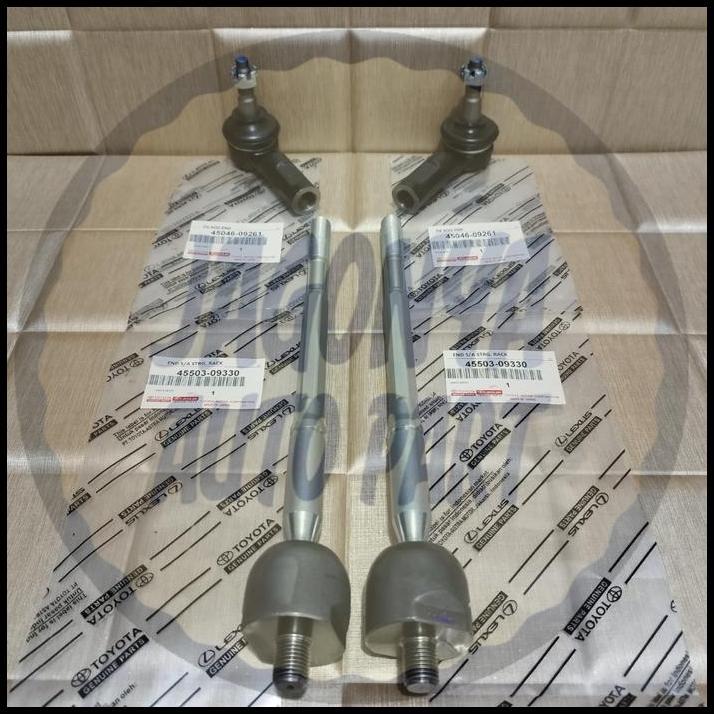 BEST DEAL [ PAKET ] TIE ROD END SET + 2PCS RACK END INNOVA BENSIN / DIESEL