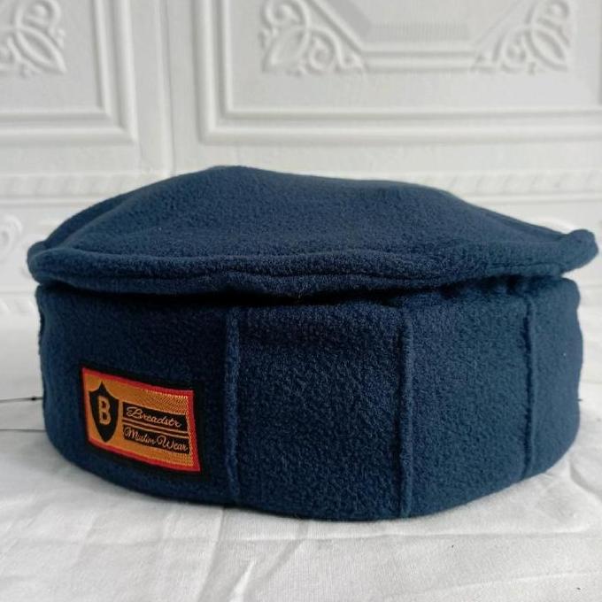 DR208 >> Peci Songkok Kopiah Bulat Pakol  Logo BREADSTR Tinggi 9 Murah Berkualitas All size dewasa -