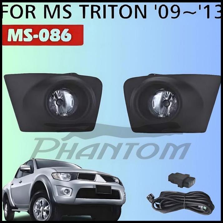 TERBARU FOG LAMP FOGLAMP LAMPU KABUT LED DRL MS- 086 STRADA TRITON L200 