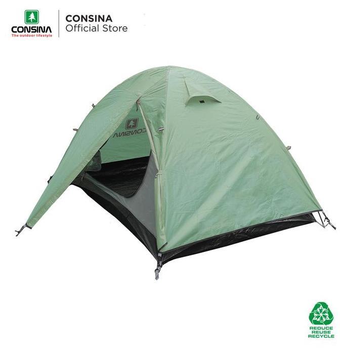 Terlaris Consina Alpinis Tenda Gunung 2-3 Orang | Outdoor Camping Hiking Tent