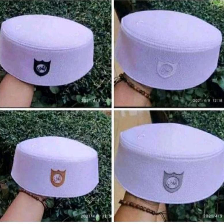 ORIGINAL PECI DAKWAH MUSLIM PRIA ANAK & DEWASA / PECI PUTIH LOGO