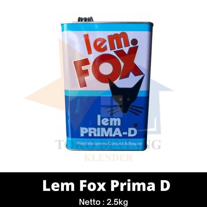 Promo Lem FOX Prima D / FOX PRIMA D / Lem Fox Prima D Galon 2.5kg Diskon