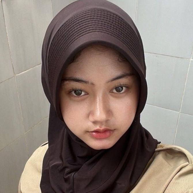 DI119 - Jilbab Sport Instan Pet Besar Size S / Hijab Instan Jersey Premium / Hijab Sport / Kerudung 