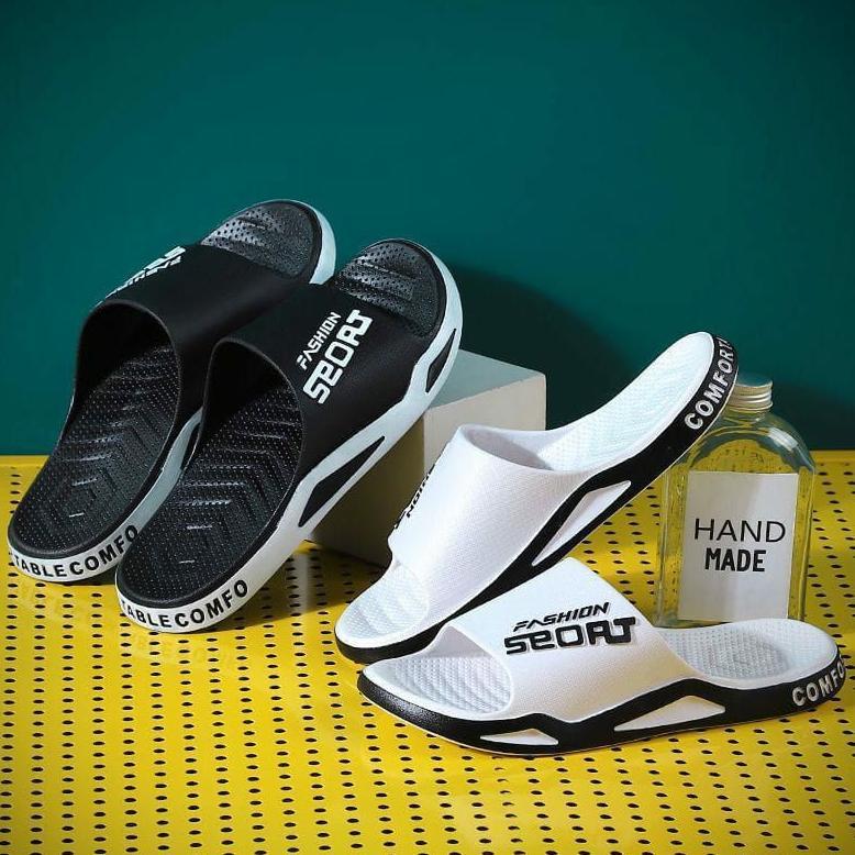 BEST SELLER SANDAL SELOP SLOP PRIA TERMURAH SANDAL SLIDE BALANCE SANDAL JELLY KARET FASHION SPORT 21