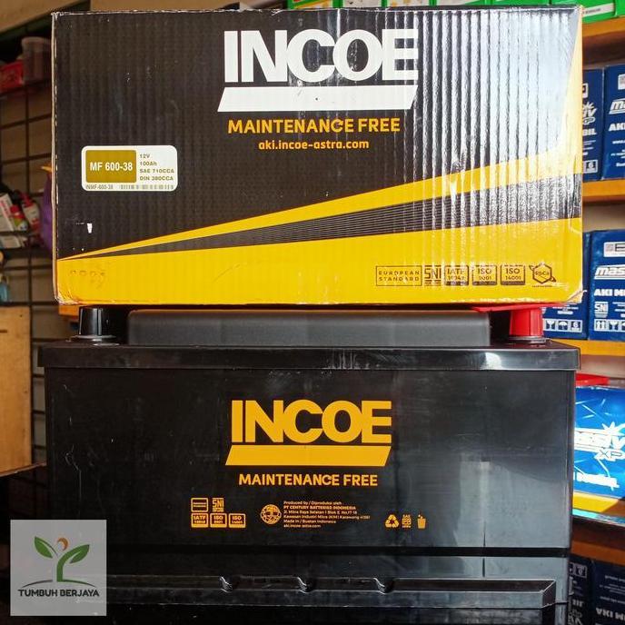 Terlaris Aki Kering Mf Incoe 600-38 / 600-44 12V 100Ah For Mercy Captiva Diesel