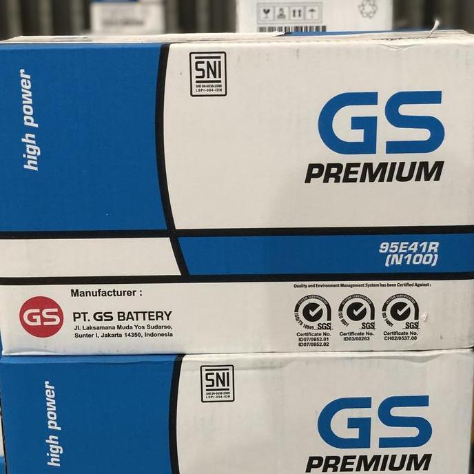 Terlaris Aki Gs Premium N100 100 Amper