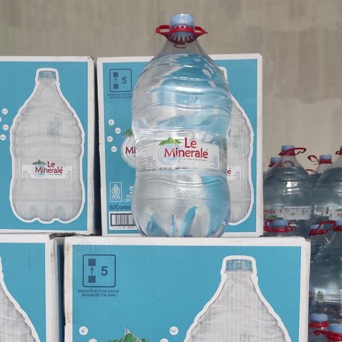 AIr Mineral Le Minerale Galon 5 liter 1 dus isi 4 pcs