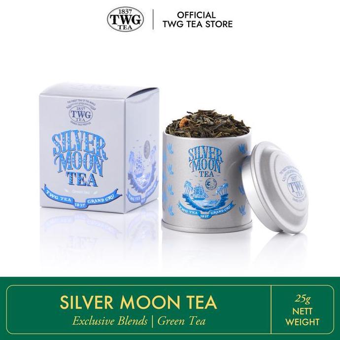TWG Tea | Silver Moon Tea, Mini Tin Tea, 20g