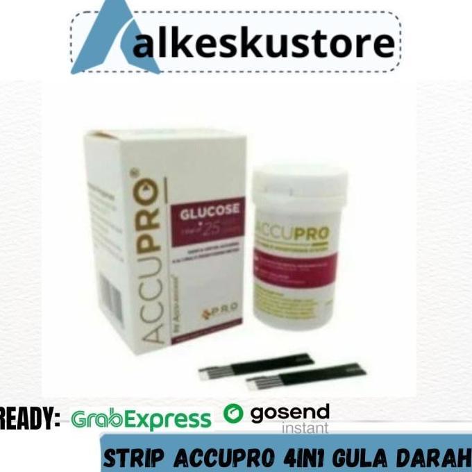 Strip Accupro Glucose / Strip Accupro Gula Darah / Refill Accupro