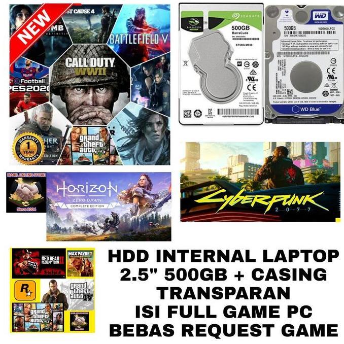 Saveyou- Hardisk Eksternal Transparan 500Gb 1Tb Full Game Pc Sudah Terintall