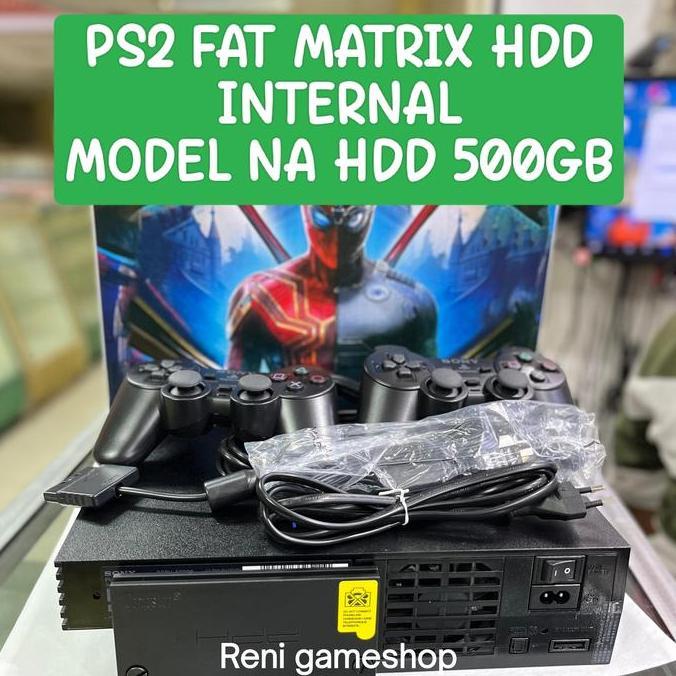 HARGA DISC - PS2 PLAYSTATION2  FAT MATRIX NA HDD INTERNAL 500GB FULLGAME
