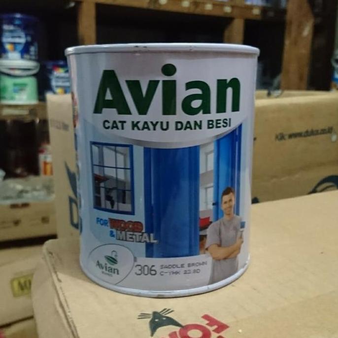 Cat Avian 0.9 Liter warna 306 Saddle Brown